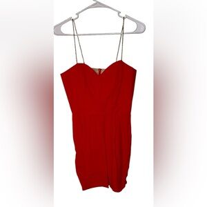 Naven Mini Red Dress (party, vacation, summer)